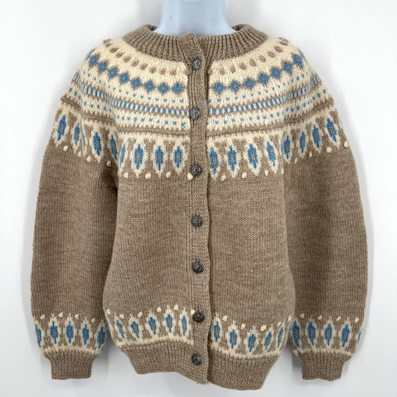 Dale of Norway Sweaters - Dale of Norway Hand Knit Cardigan Bohus Style Perfect Norway Size S 40